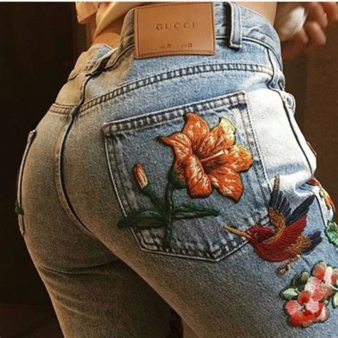 gucci floral jeans replica|gucci knockoff sites.